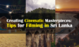 Filming in Sri Lanka
